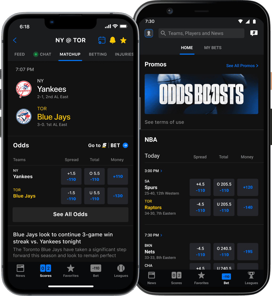 theScore Mobile app